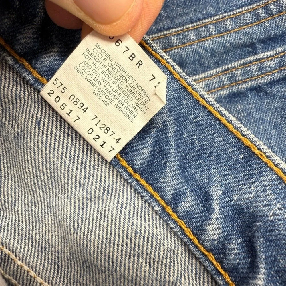 Vintage Levis Jeans men's 34x32 Blue Denim 517 Orange Tab Made In USA 90s Rodeo